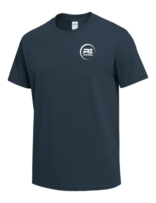 Dark Slate Blue Heavyweight 6.1 oz T-Shirt w/PE Systems Logo