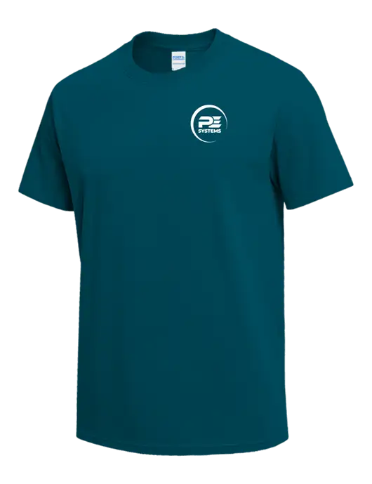 Dark Sapphire Heavyweight 6.1 oz T-Shirt w/PE Systems Logo