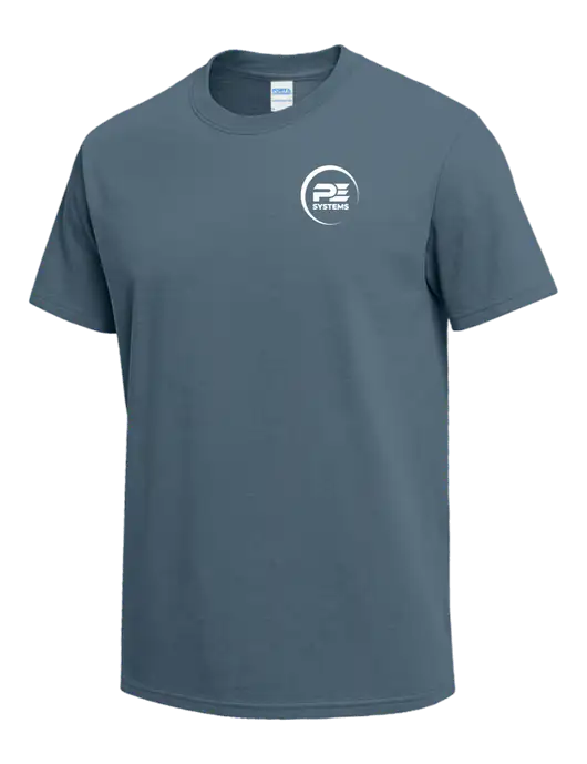 Slate Blue Heavyweight 6.1 oz T-Shirt w/PE Systems Logo
