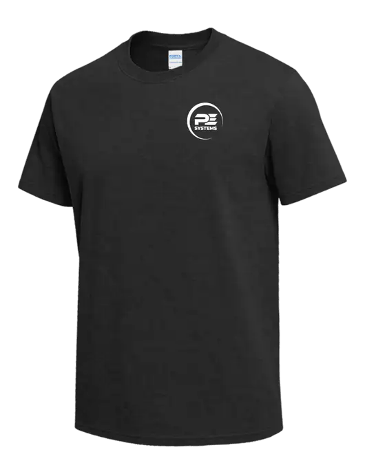 Dark Grey Heather Heavyweight 6.1 oz T-Shirt w/PE Systems Logo