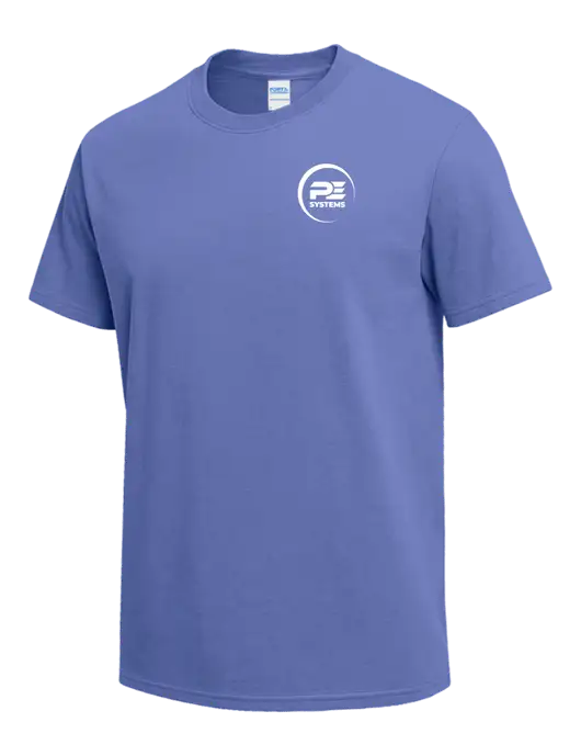 Light Purple Heavyweight 6.1 oz T-Shirt w/PE Systems Logo