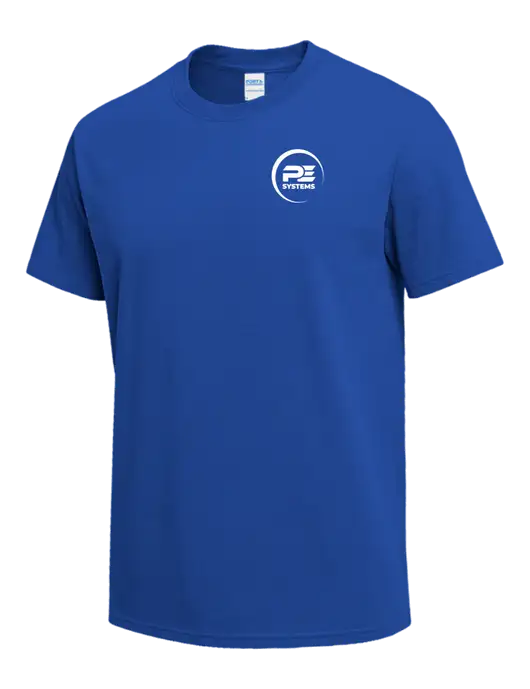 Dark Royal Heavyweight 6.1 oz T-Shirt w/PE Systems Logo