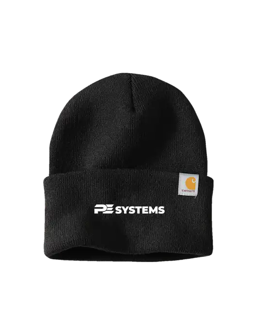 Carhartt Black Watch Cap 2.0 w/PE Systems Logo